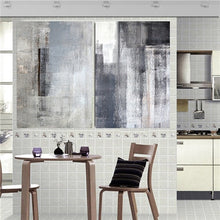 Load image into Gallery viewer, Black White Canvas Abstract Print