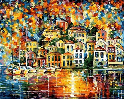 Colorful City Canvas