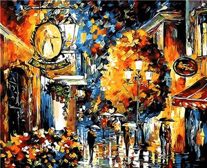 Colorful City Canvas