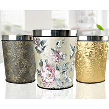 Load image into Gallery viewer, Patterned Trash Bin