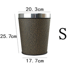 Load image into Gallery viewer, Patterned Trash Bin