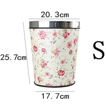 Load image into Gallery viewer, Patterned Trash Bin