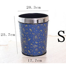 Load image into Gallery viewer, Patterned Trash Bin