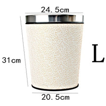 Load image into Gallery viewer, Patterned Trash Bin