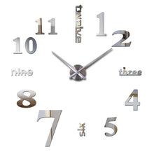 Load image into Gallery viewer, 3D Sticking Wall Clock