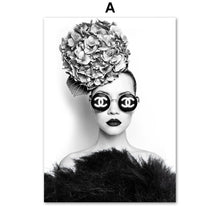 Load image into Gallery viewer, Glasses Fashion Girl Canvas