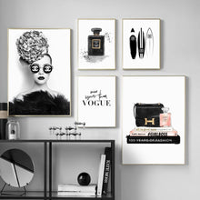 Load image into Gallery viewer, Glasses Fashion Girl Canvas