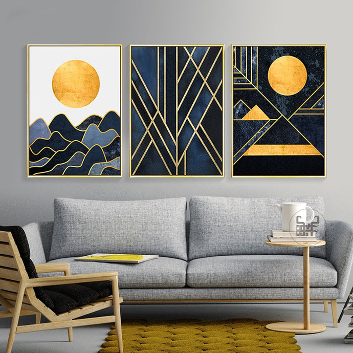 Abstract Landscape Wall Canvas