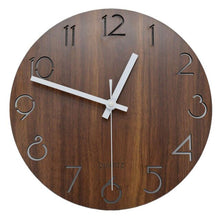 Load image into Gallery viewer, 12 inch Vintage Wooden Wall Clock