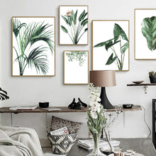 Load image into Gallery viewer, Green Plants Leaf Canvas