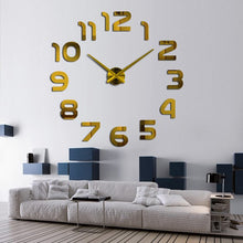 Load image into Gallery viewer, Large 3D Wall Clock
