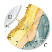 Load image into Gallery viewer, Nordic Decorative Marble Printing Wall Clock
