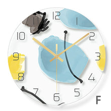Load image into Gallery viewer, Nordic Decorative Marble Printing Wall Clock