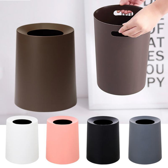 Double-layer Round Trash Can