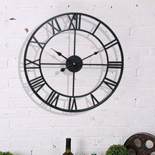 Load image into Gallery viewer, Modern 3D Black Wall Clock