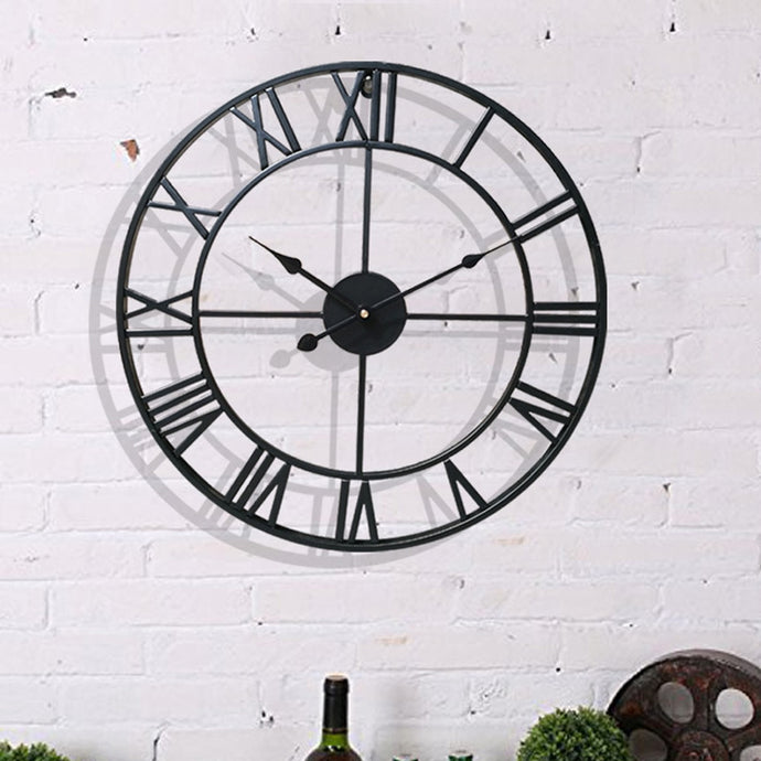 Modern 3D Black Wall Clock