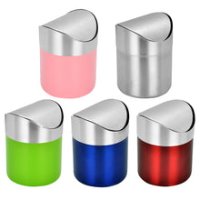 Load image into Gallery viewer, Stainless Steel Desk Trash (1.5 L)