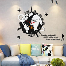 Load image into Gallery viewer, Artistic World Wall Clock