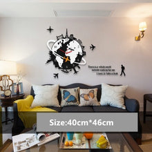 Load image into Gallery viewer, Artistic World Wall Clock