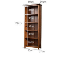 Load image into Gallery viewer, Wooden Retro Bookcase