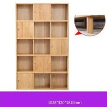 Load image into Gallery viewer, Wooden retro bookcase