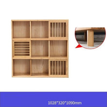 Load image into Gallery viewer, Wooden retro bookcase