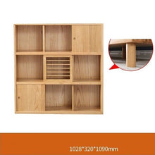 Load image into Gallery viewer, Wooden retro bookcase