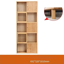 Load image into Gallery viewer, Wooden retro bookcase