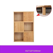 Load image into Gallery viewer, Wooden retro bookcase