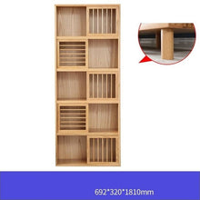 Load image into Gallery viewer, Wooden retro bookcase