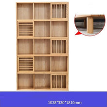 Load image into Gallery viewer, Wooden retro bookcase