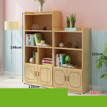 Load image into Gallery viewer, Wooden retro bookcase