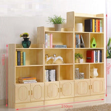 Load image into Gallery viewer, Wooden retro bookcase