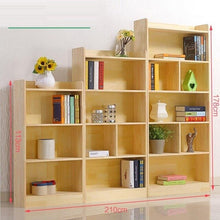 Load image into Gallery viewer, Wooden retro bookcase