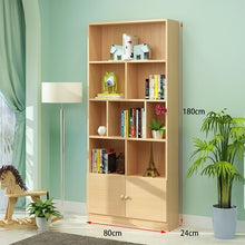 Load image into Gallery viewer, Wooden retro bookcase