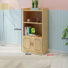 Load image into Gallery viewer, Wooden retro bookcase