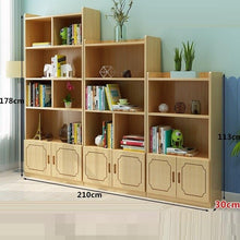 Load image into Gallery viewer, Wooden retro bookcase