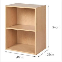 Load image into Gallery viewer, 4-compartment bookcase with lid
