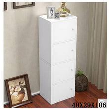 Load image into Gallery viewer, 4-compartment bookcase with lid