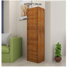 Load image into Gallery viewer, 4-compartment bookcase with lid