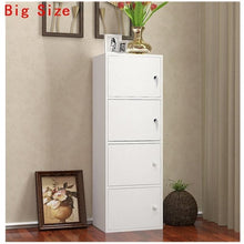 Load image into Gallery viewer, 4-compartment bookcase with lid