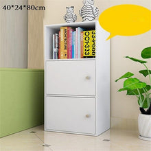 Load image into Gallery viewer, 4-compartment bookcase with lid