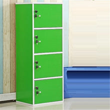 Load image into Gallery viewer, 4-compartment bookcase with lid