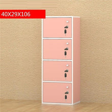 Load image into Gallery viewer, 4-compartment bookcase with lid