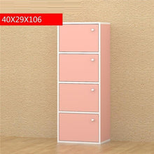 Load image into Gallery viewer, 4-compartment bookcase with lid