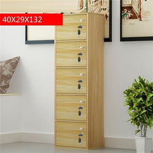 Load image into Gallery viewer, 4-compartment bookcase with lid