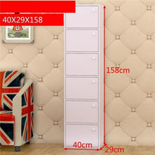 Load image into Gallery viewer, 4-compartment bookcase with lid