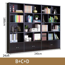 Load image into Gallery viewer, Bookcase with wooden bottom cover