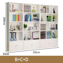 Load image into Gallery viewer, Bookcase with wooden bottom cover