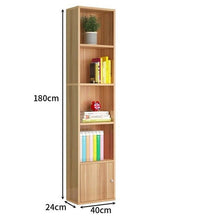 Load image into Gallery viewer, Bookcase with wooden bottom cover